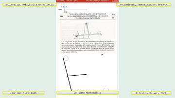 684 – CHEBYSHEV FOUR-BAR REVERSING APPROXIMATE CIRCLE-TRACING MECHANISM – CDF - Mathematica