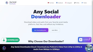 FREE Social Media Downloader 2026 - Download Videos from ALL Platforms in 4K Quality
