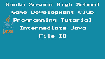 Programming Tutorial 33 - Intermediate Java - 7 - File IO