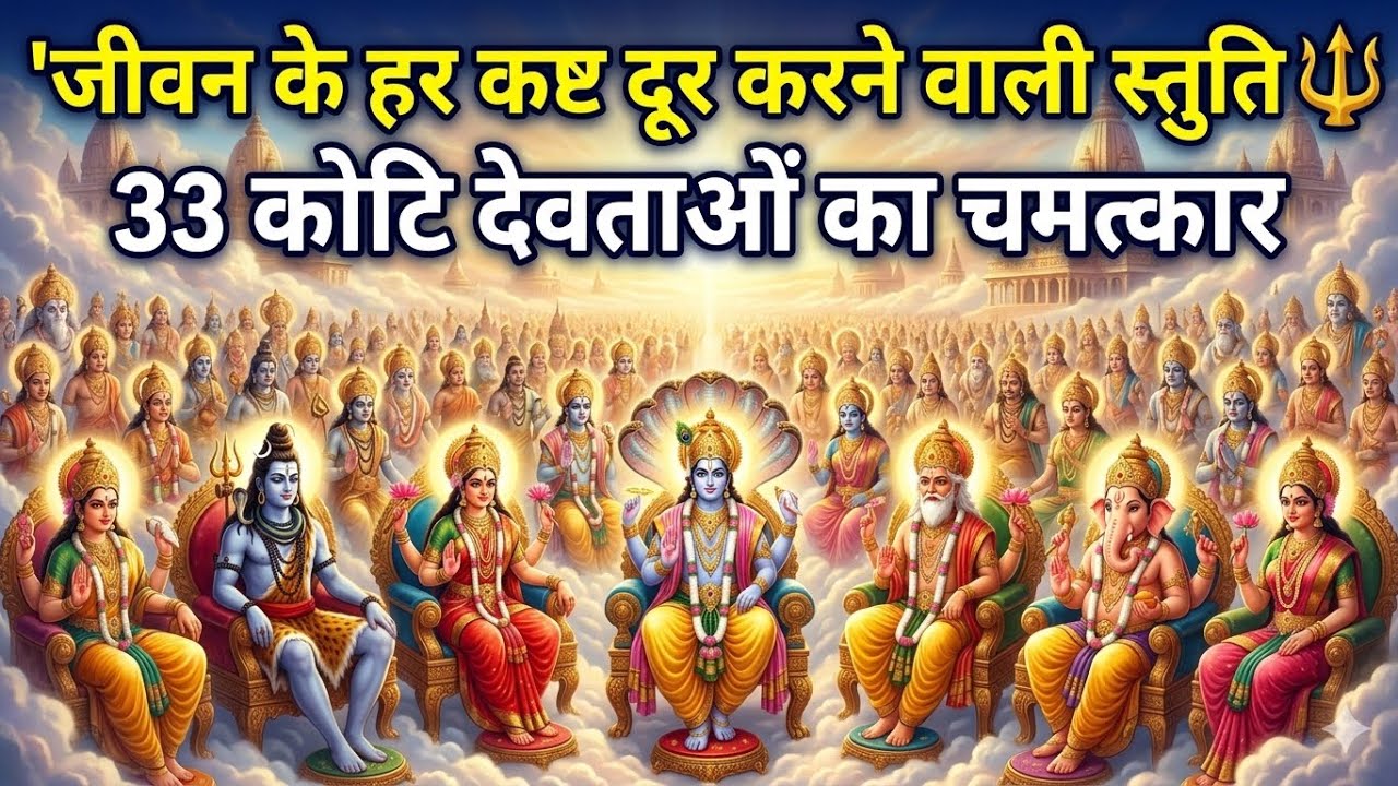 जीवन के हर कष्ट दूर करने वाली स्तुति 🔱 33 कोटि देवताओं का चमत्कार | Miracle Mantra