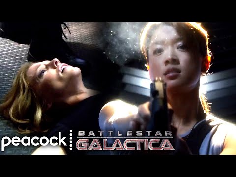 Battlestar Galactica | Sharon Kills Rebel Leader Number Six