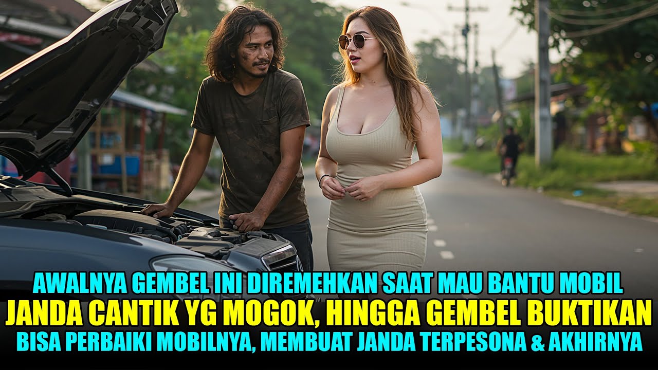 Janda Kaya Terpesona Saat Gembel Lincah Perbaiki Mobilnya, Tak Disangka Ini yang Terjadi!