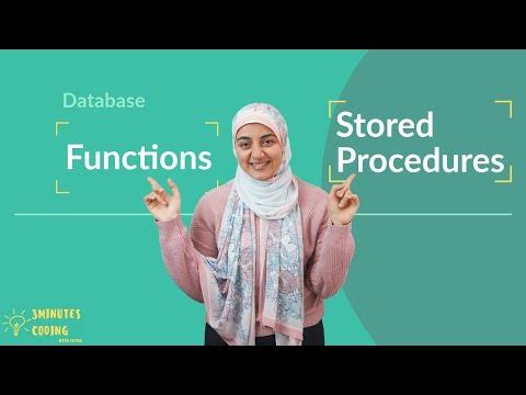 Difference between function and stored procedure بالعربي - YouTube