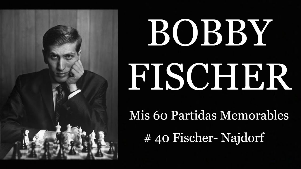 Bobby Fischer com 13 anos joga a variante Najdorf contra um