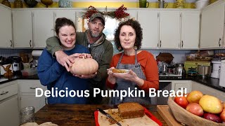 The BEST Pumpkin Bread & Helping a Friend in Need