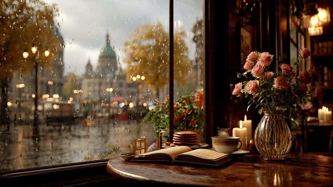 Romantic Evening 🍷 Jazz Cafe Ambience | Set the Mood & Unwind