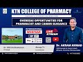 Cracking kaps  become a pharmacist in abroad by dr akram ahmad  ktn college of pharmacy