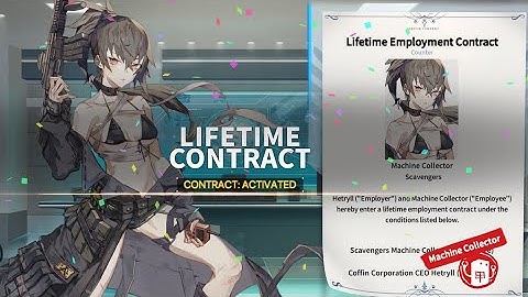 Counter:Side Machine Collector Lifetime Contract