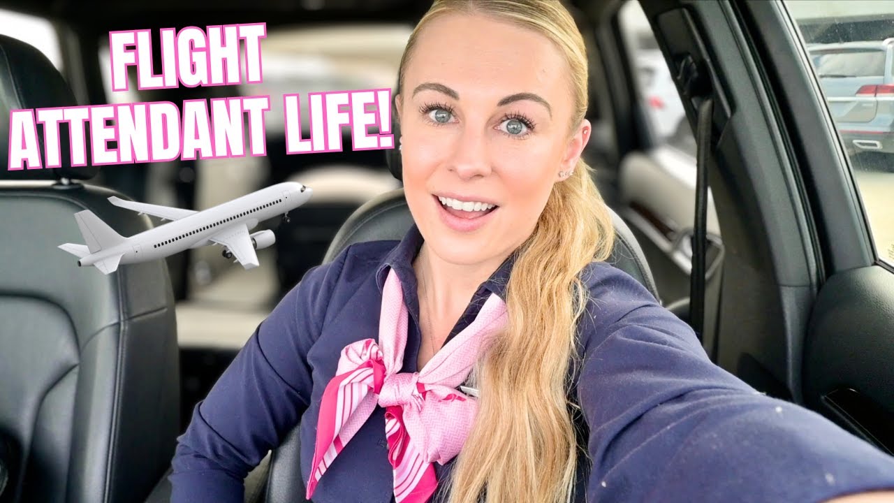 Отправляйтесь со мной в 3-дневное путешествие в качестве бортпроводника! Пересадка в LAS + рейсы ...