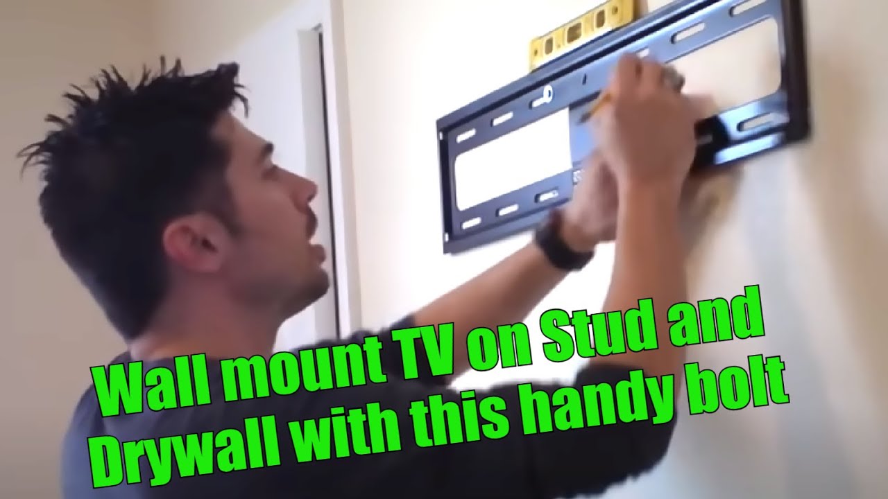 HOW TO HANG TV ON WALL MOUNT REVIEW YouTube