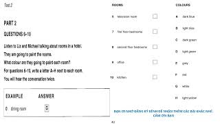 KET - A2 Key 1 Authentic Practice Tests -TEST 2 with ANSWER
