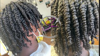 HOW TO: TWO STRAND TWIST MALE HAIR| THICK HAIR 🔥