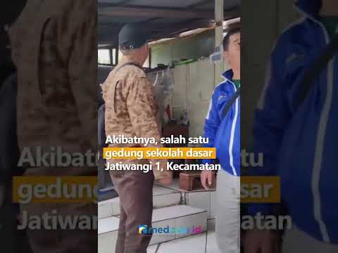 BANGUNAN SEKOLAH DASAR DI GARUT RUSAK AKIBAT GEMPA MAGNITUDO 6,1