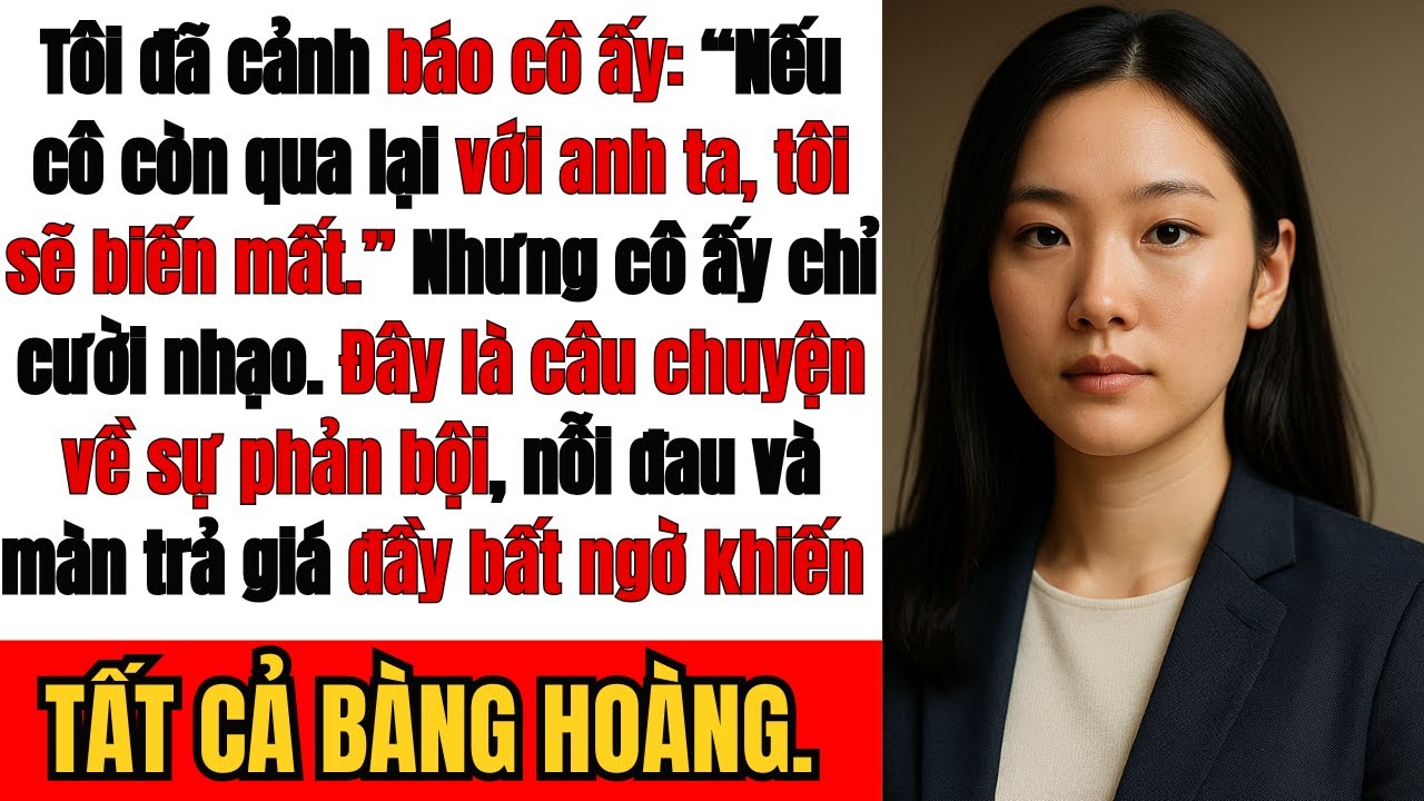 Tôi đã cảnh báo cô ấy rằng 