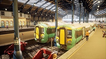 Train Sim World 4 Class 377 Electrostar DSD TWPS DRA AWS PIS East Coastway PS5 Gameplay