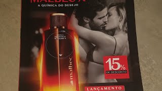 REVISTA OBOTICÁRIO CICLO 4 LANÇAMENTO MALBEC X A QUÍMICA DO DESEJO