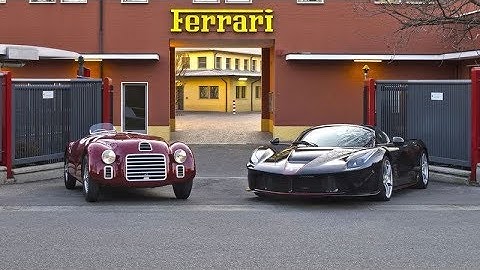 70 years of development of Ferrari