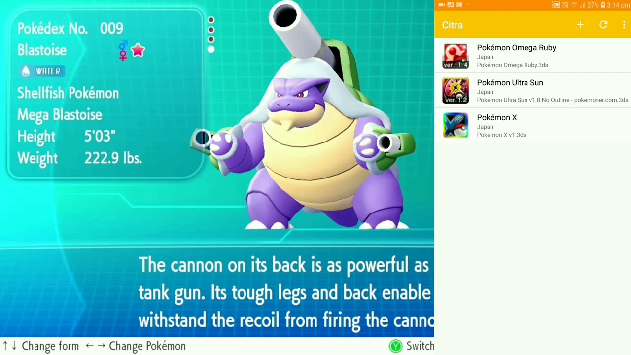 How to delete your save data of Pokemon 3DS rom citra mmj YouTube