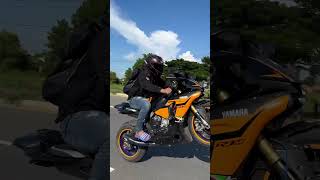 R1M Wheelie in Cambodia