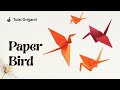 How to Make a Beautiful 3D Paper Bird | Easy DIY Craft