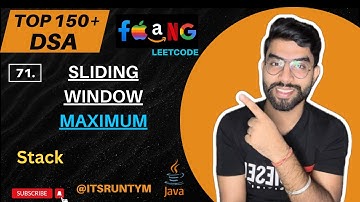 71. Sliding Window Maximum  || Stack || Top 150+ DSA Leetcode JAVA