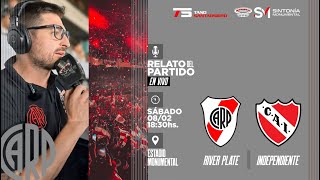 River Plate Vs Lanus Narracion En Vivo Con Camara Torneo Apertura 2025