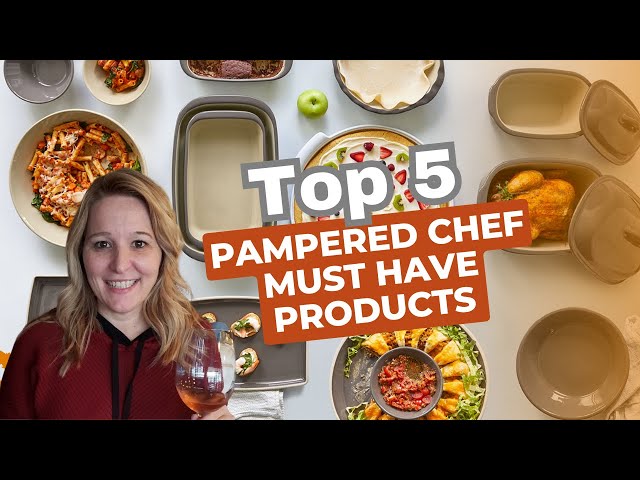 ⭐TOP 5 PAMPERED CHEF KITCHEN ITEMS / MAKING COOKING EASIER 🍽 LET