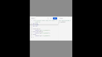 Javascript Program To Print Greatest Number Among Three  Numbers
