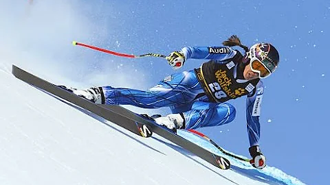 Carolina Ruiz-Castillo wins downhill (Meribel 2013)