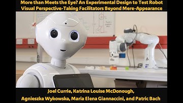 More Than Meets the Eye  An Experimental Design to Test Robot Visual Perspective Taking Facilitators