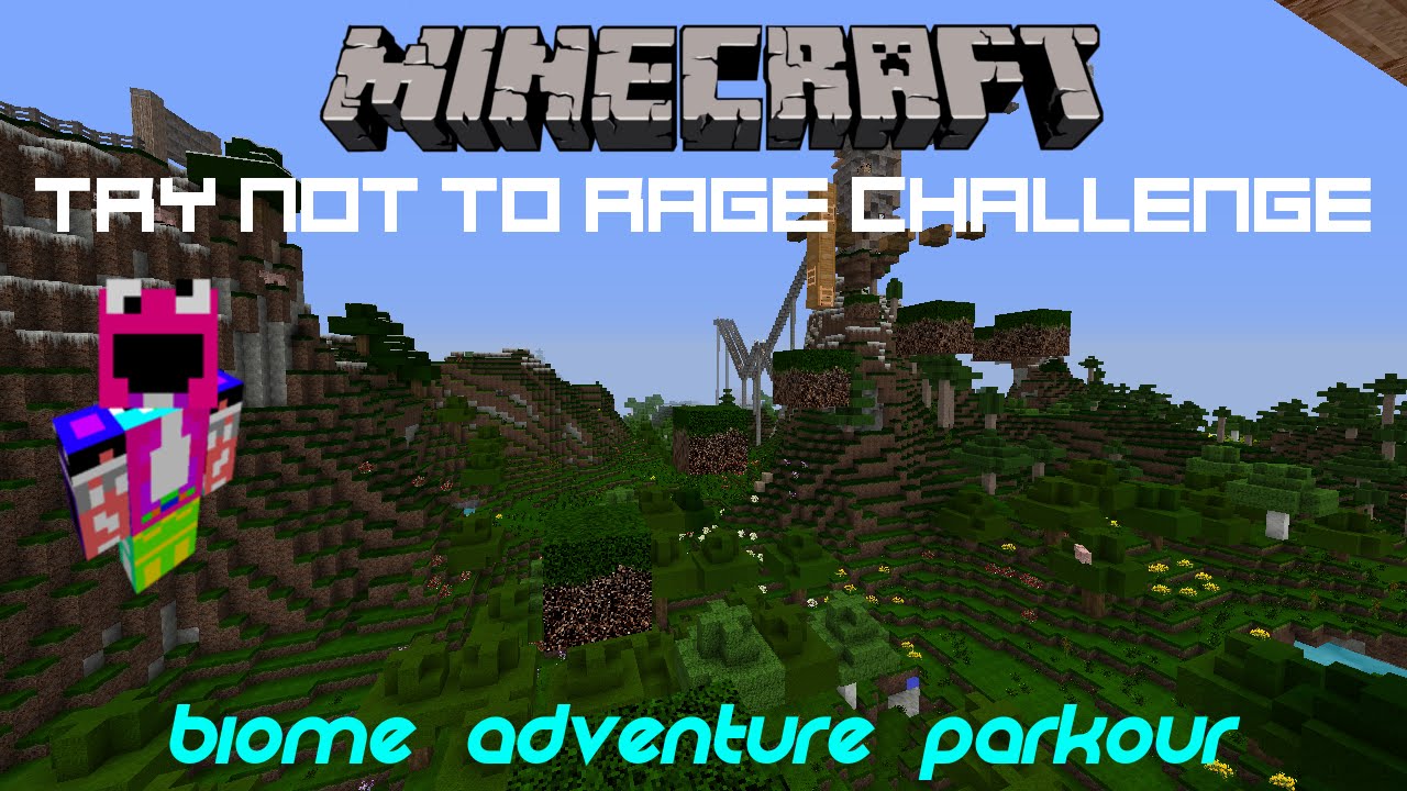 Try Not To RAGE Challenge! #1 | Minecraft Biome Adventure Parkour