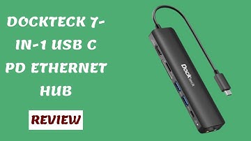 USB C Hub 4K 60Hz, Dockteck 7-in-1 USB C PD Ethernet Hub Dongle: Connectivity Elevated Review