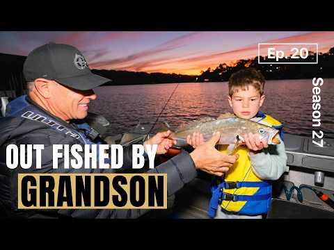 Out Fished by my Grandson!