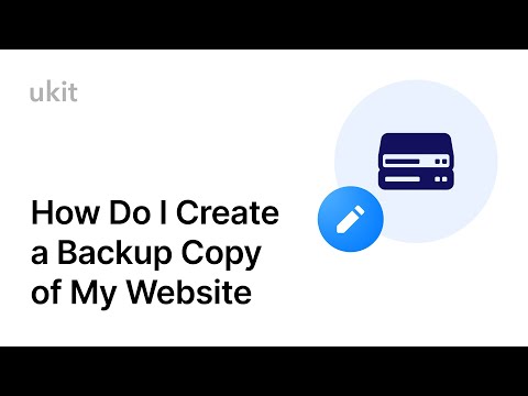 Video: Hvordan Lage En Sikkerhetskopi Av Nettstedet