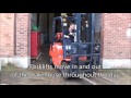 Forklift mats demonstration