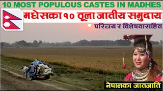 10 Largest Castes of Madhesh, Nepal |मधेस मूलका १० ठूला जाति | नेपालका जातजाति |NEPAL UPDATE|