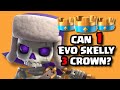 Can 1 Evo Skelly 3 Crown?