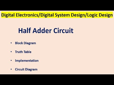 Half adder Circuit