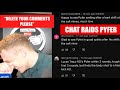Lucas tracy reacts to joe pyfers podcast and chat raids the comments