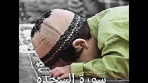 القارئ الشيخ احمد العجمي سورة السجده