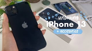 aesthetic iPhone 13 unboxing  | accesorios