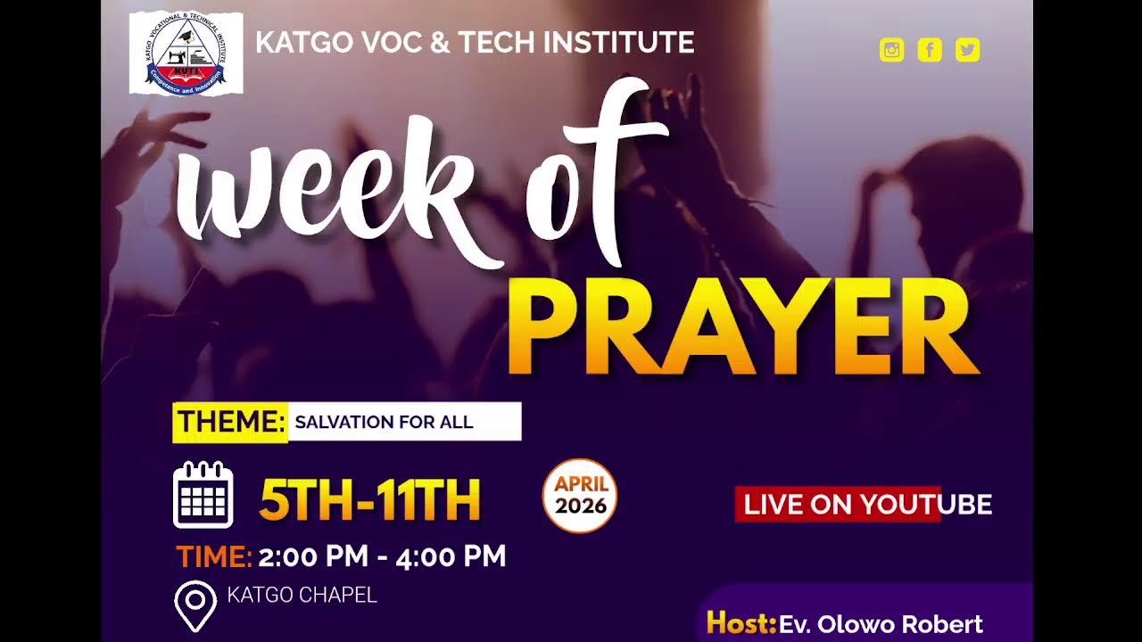 KATGO VOCATIONAL AND TECHNICAL INSTITUTE Live Stream - YouTube
