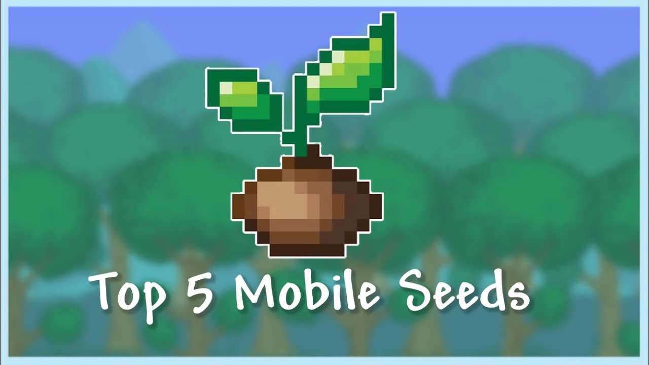 Top 5 Seeds Terraria 1.4 Mobile YouTube