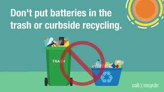 Protect, Store, and Recycle Your Batteries with Call2Recycle