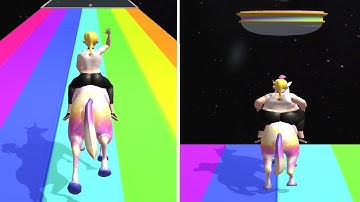 Fat 2 Fit! Unicorn Challenge 🍓🍕🦄  All Levels Gameplay Walkthrough Android & iOS