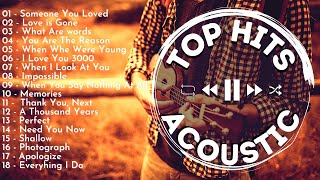English Top Hits Acoustic Love Songs - Greatest Hits Ballad Acoustic Guitar Cover Of Popular Songs