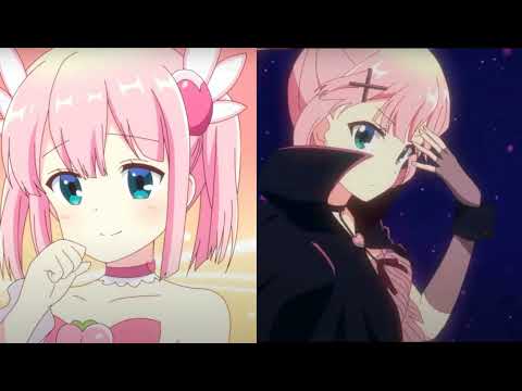 魔法少女モモ＆闇堕ちモモBGM同時再生・比較【まちカドまぞく】