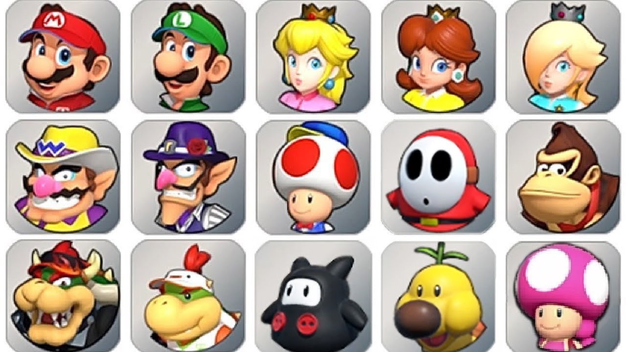Mario Golf Super Rush - All Characters (+ Free Update Version 4.0.0)