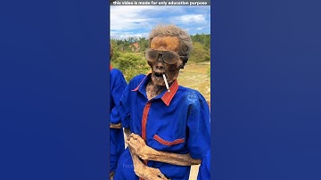 This is the strangest ritual in Indonesian tribe #shortsvideo