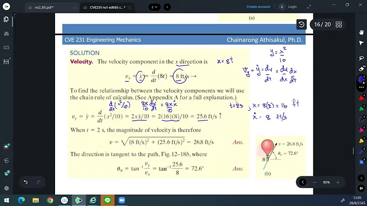 10 curvilinear motion rectangular components examples